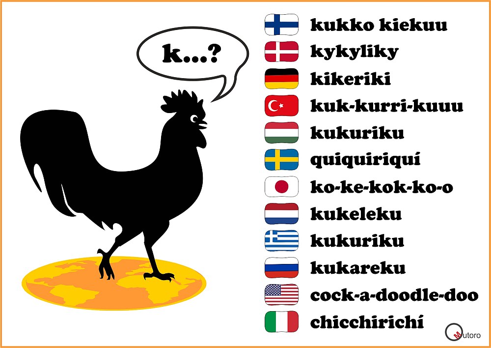international rooster sounds